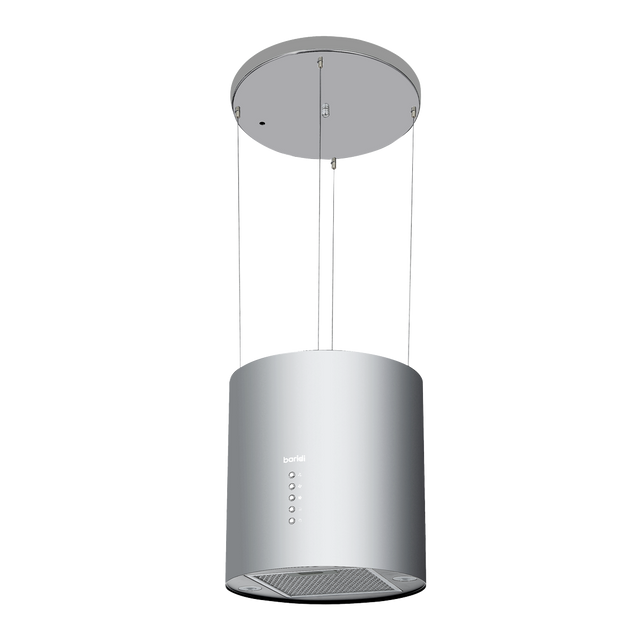 Baridi DH220 Round Island Cooker Hood 35cm - Stainless Steel