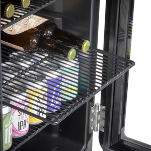 Baridi DH222 Retro Style Undercounter Drinks, Beer & Wine Fridge 70L - Black - additional view 8