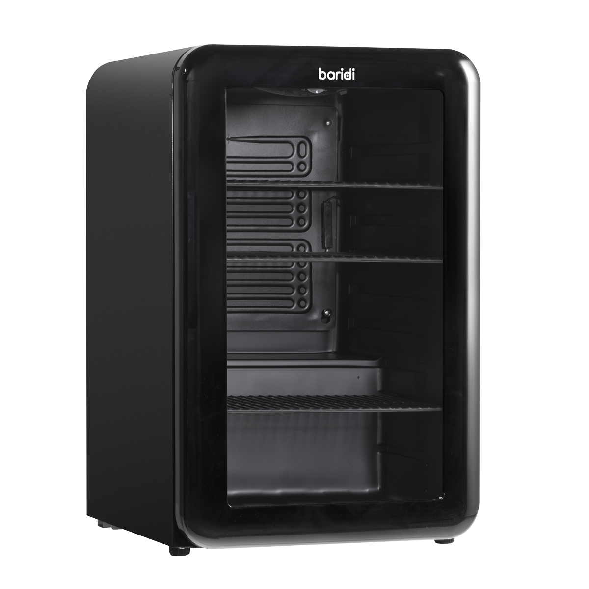 Baridi DH222 Retro Style Undercounter Drinks, Beer & Wine Fridge 70L - Black - additional view 3