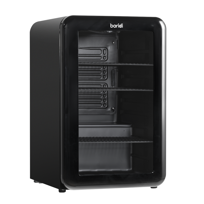 Baridi DH222 Retro Style Undercounter Drinks, Beer & Wine Fridge 70L - Black - additional view 3