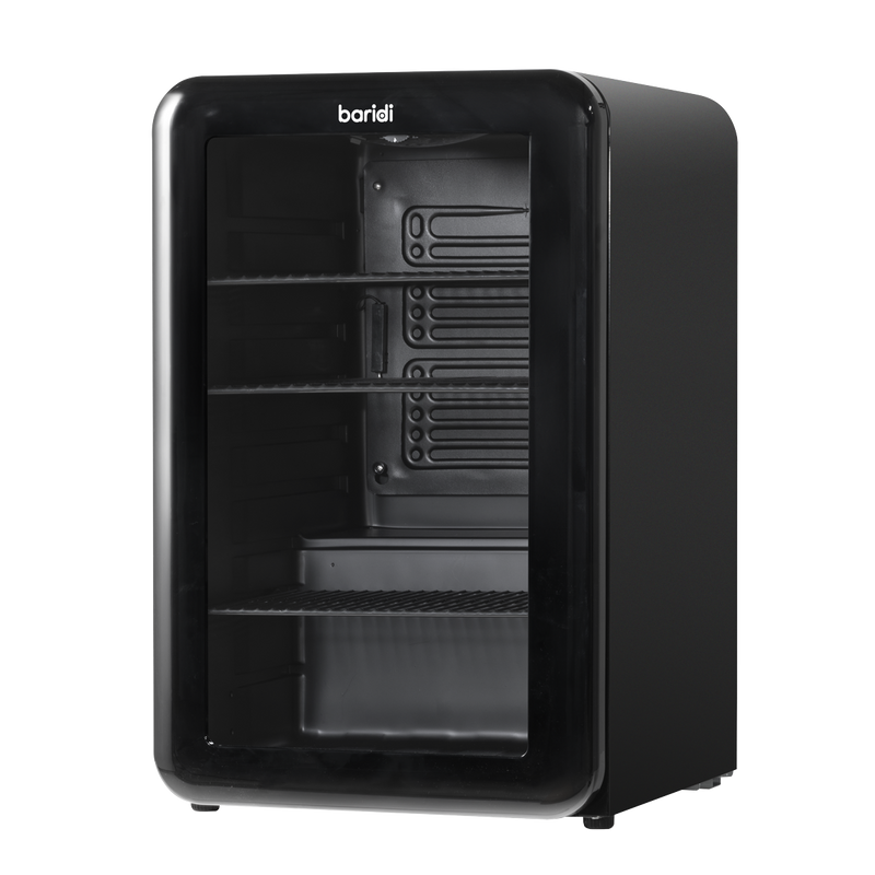 Baridi DH222 Retro Style Undercounter Drinks, Beer & Wine Fridge 70L - Black - additional view 4