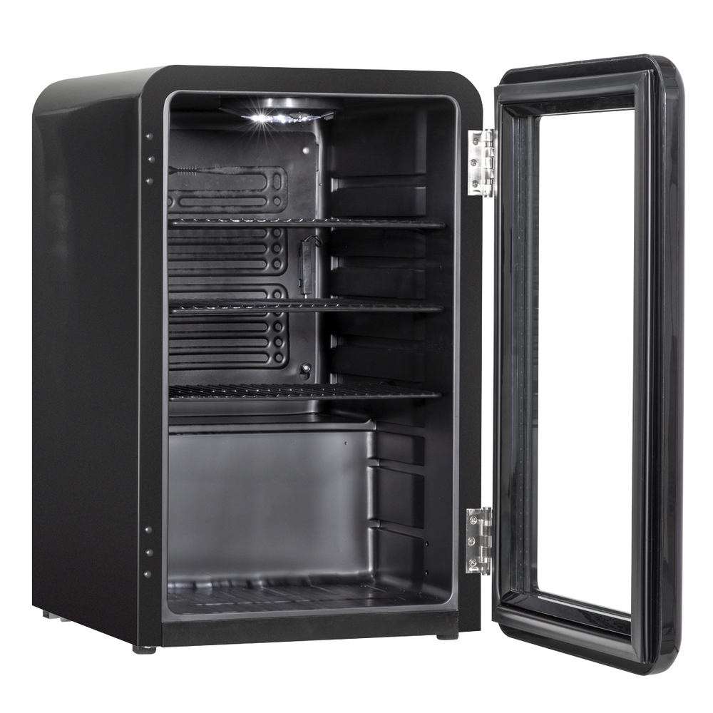 Baridi DH222 Retro Style Undercounter Drinks, Beer & Wine Fridge 70L - Black - additional view 5