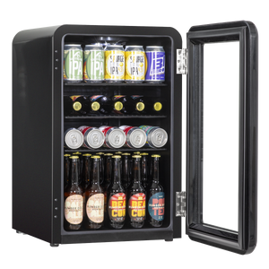 Baridi DH222 Retro Style Undercounter Drinks, Beer & Wine Fridge 70L - Black - additional view 6