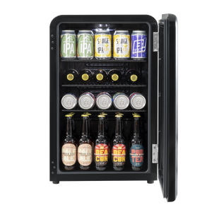 Baridi DH222 Retro Style Undercounter Drinks, Beer & Wine Fridge 70L - Black - additional view 2