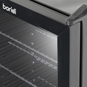 Baridi DH223 Undercounter Drinks, Beer & Wine Fridge with LED Light 115L - Black - additional view 16