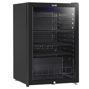 Baridi DH223 Undercounter Drinks, Beer & Wine Fridge with LED Light 115L - Black - additional view 10