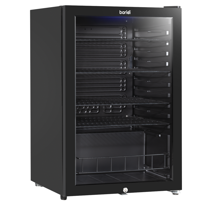 Baridi DH223 Undercounter Drinks, Beer & Wine Fridge with LED Light 115L - Black - additional view 10