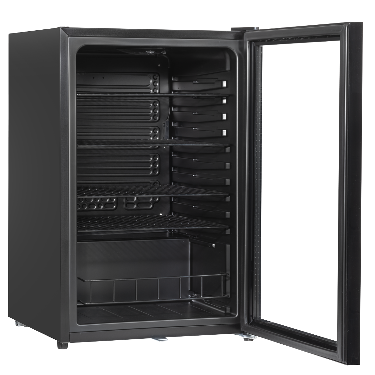 Baridi DH223 Undercounter Drinks, Beer & Wine Fridge with LED Light 115L - Black - additional view 11