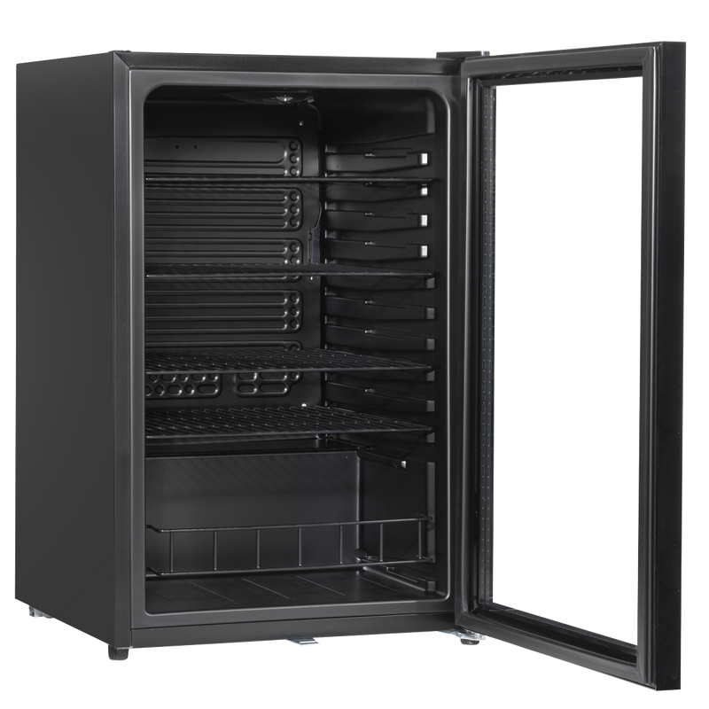 Baridi DH223 Undercounter Drinks, Beer & Wine Fridge with LED Light 115L - Black - additional view 11