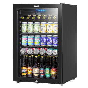 Baridi DH223 Undercounter Drinks, Beer & Wine Fridge with LED Light 115L - Black - additional view 2