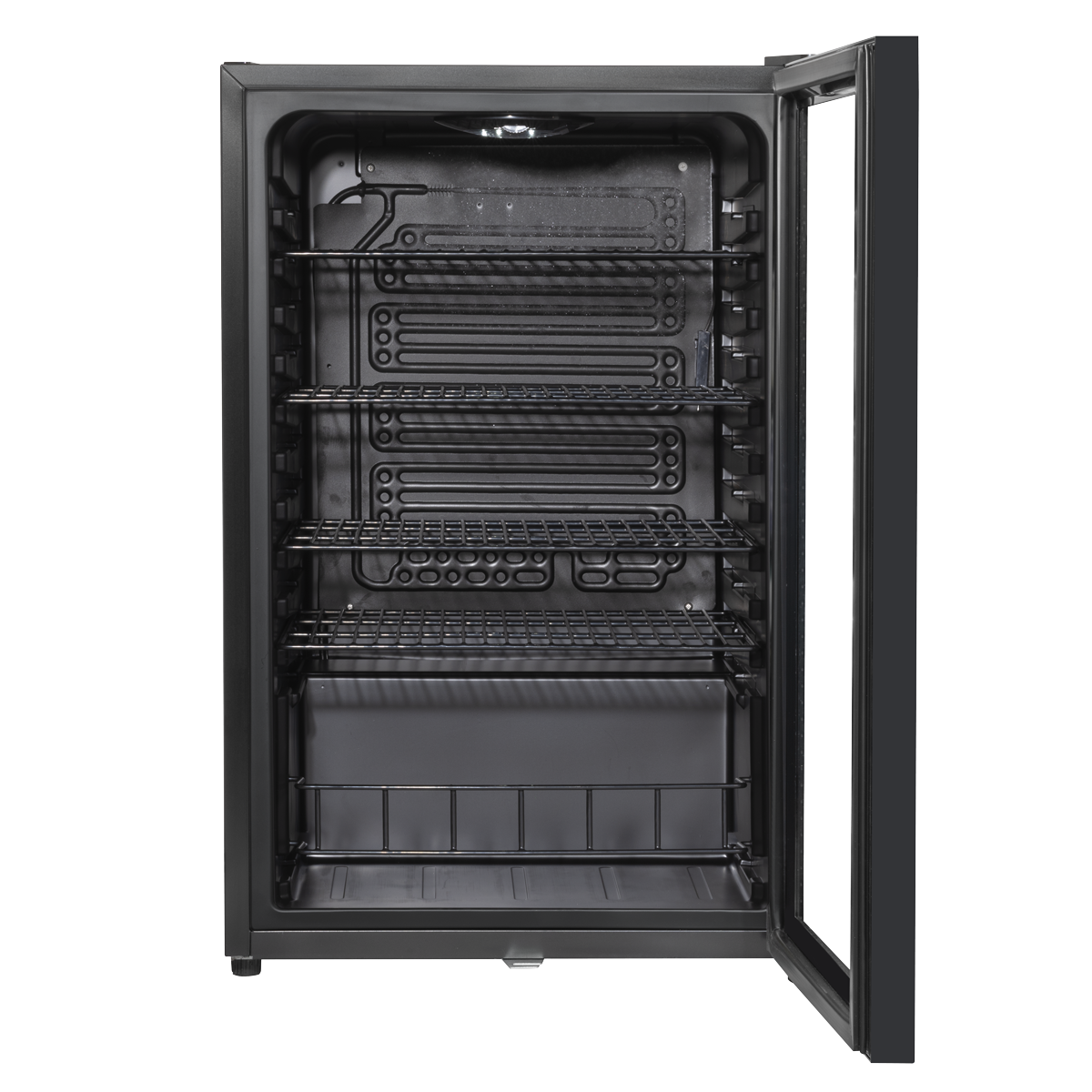 Baridi DH223 Undercounter Drinks, Beer & Wine Fridge with LED Light 115L - Black - additional view 5