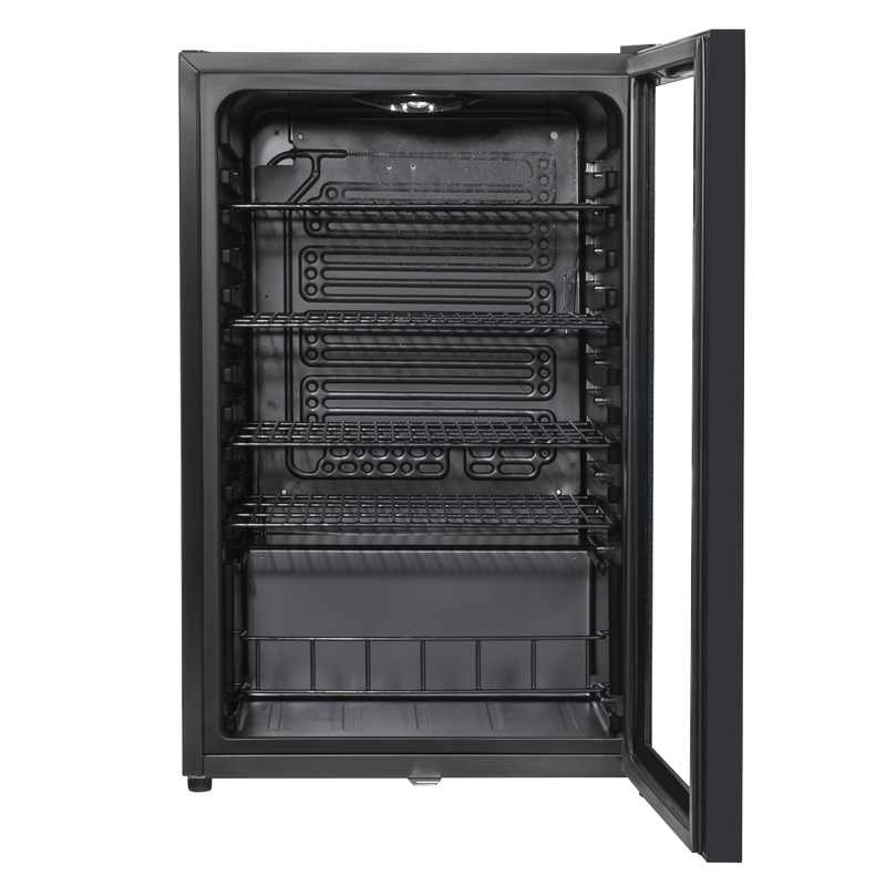 Baridi DH223 Undercounter Drinks, Beer & Wine Fridge with LED Light 115L - Black - additional view 5