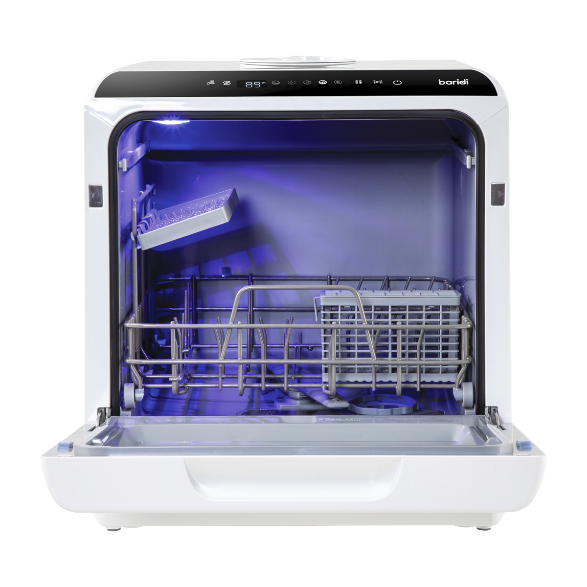 Baridi DH224A 2-4 Place Settings Mini Portable Tabletop Dishwasher, 5 Wash Functions - additional view 4