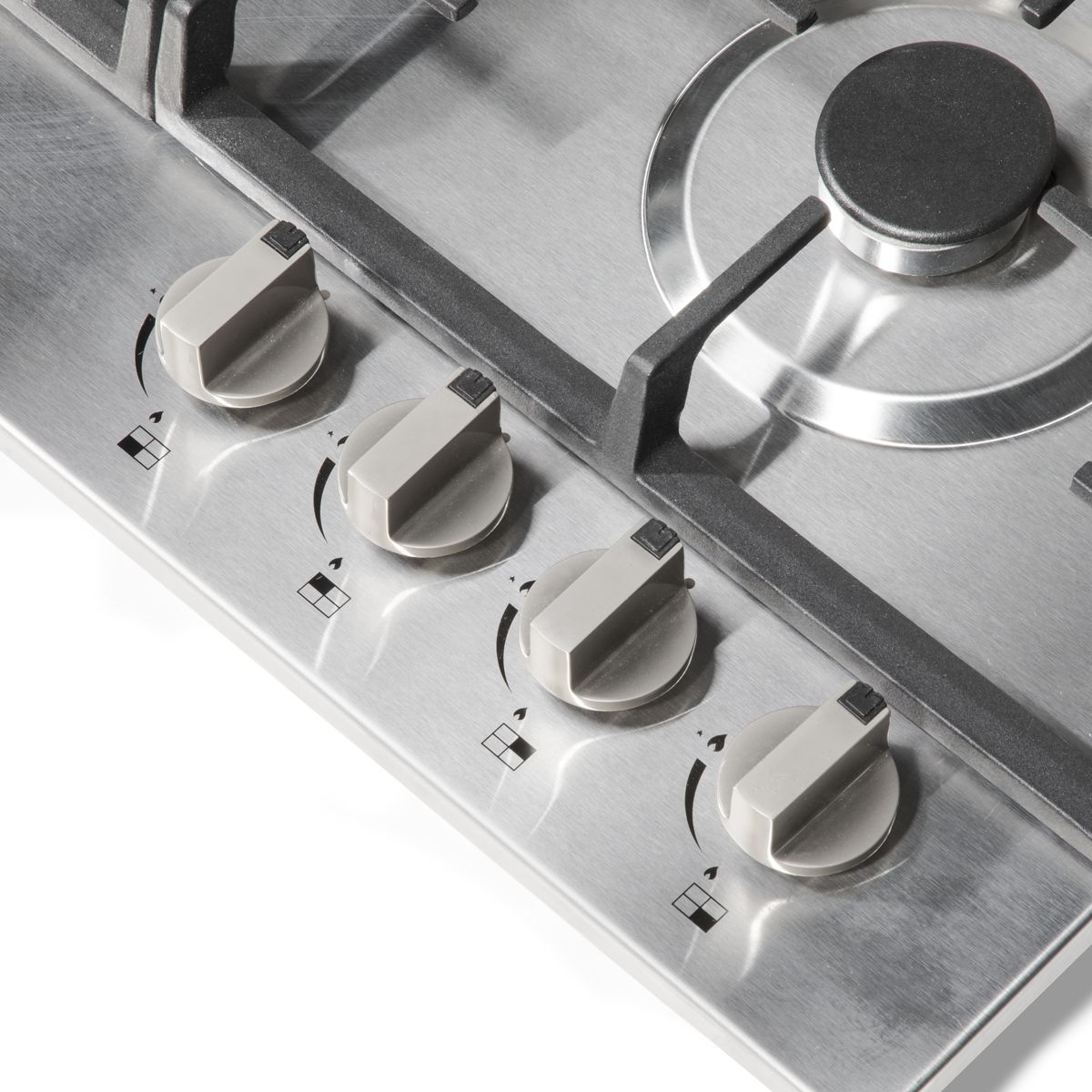 Baridi DH225 Gas Hob with 4 Cooking Zones 60cm - Stainless Steel - additional view 5