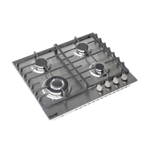 Baridi DH225 Gas Hob with 4 Cooking Zones 60cm - Stainless Steel
