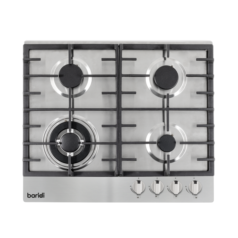 Baridi DH225 Gas Hob with 4 Cooking Zones 60cm - Stainless Steel - additional view 4
