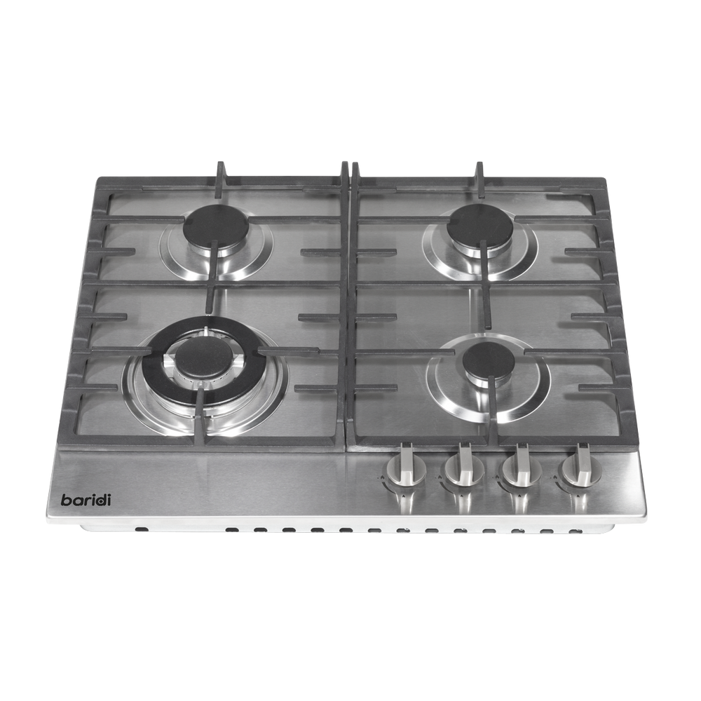Baridi DH225 Gas Hob with 4 Cooking Zones 60cm - Stainless Steel - additional view 3