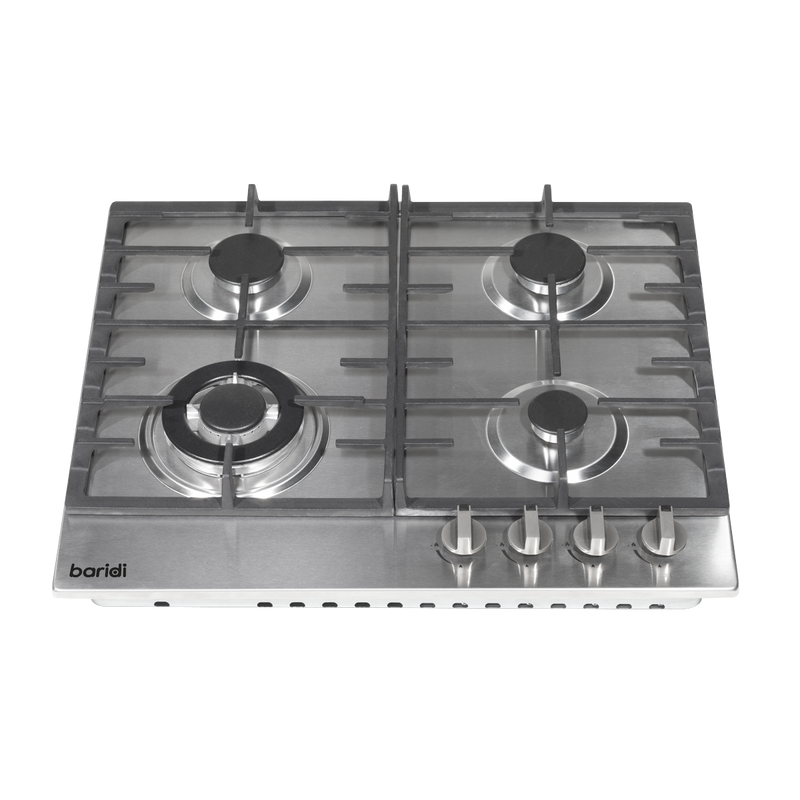 Baridi DH225 Gas Hob with 4 Cooking Zones 60cm - Stainless Steel - additional view 3