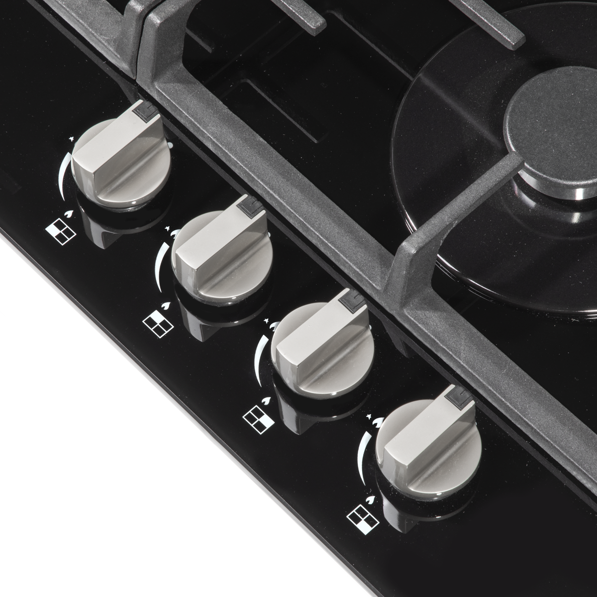Baridi DH226 Gas Hob with 4 Cooking Zones 60cm - Black - additional view 6