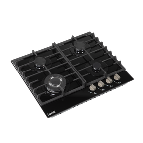 Baridi DH226 Gas Hob with 4 Cooking Zones 60cm - Black
