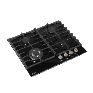 Baridi DH226 Gas Hob with 4 Cooking Zones 60cm - Black