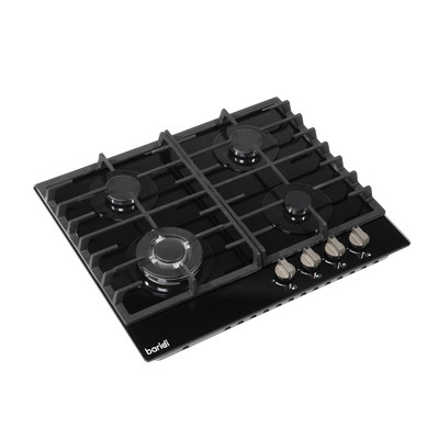 Baridi DH226 Gas Hob with 4 Cooking Zones 60cm - Black