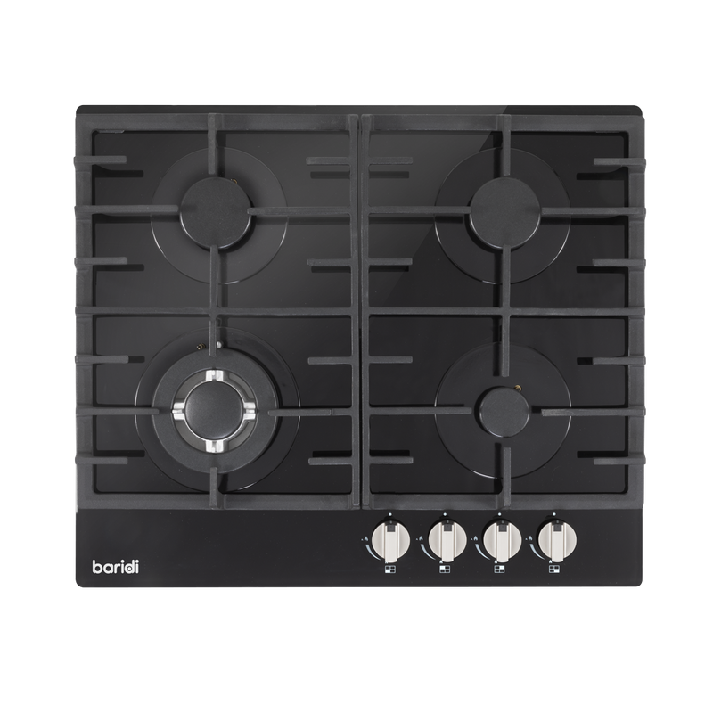 Baridi DH226 Gas Hob with 4 Cooking Zones 60cm - Black - additional view 5