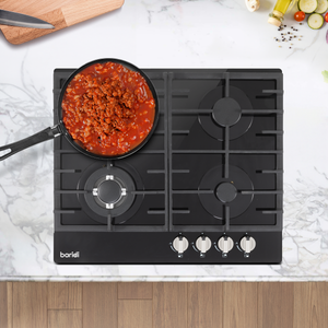 Baridi DH226 Gas Hob with 4 Cooking Zones 60cm - Black - additional view 8