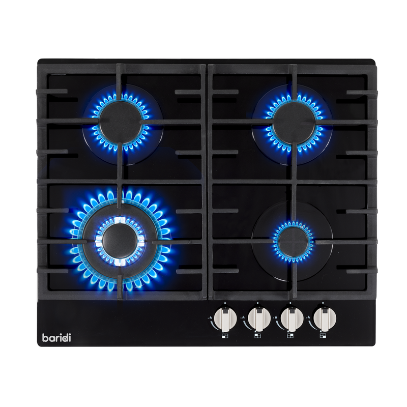 Baridi DH226 Gas Hob with 4 Cooking Zones 60cm - Black - additional view 11