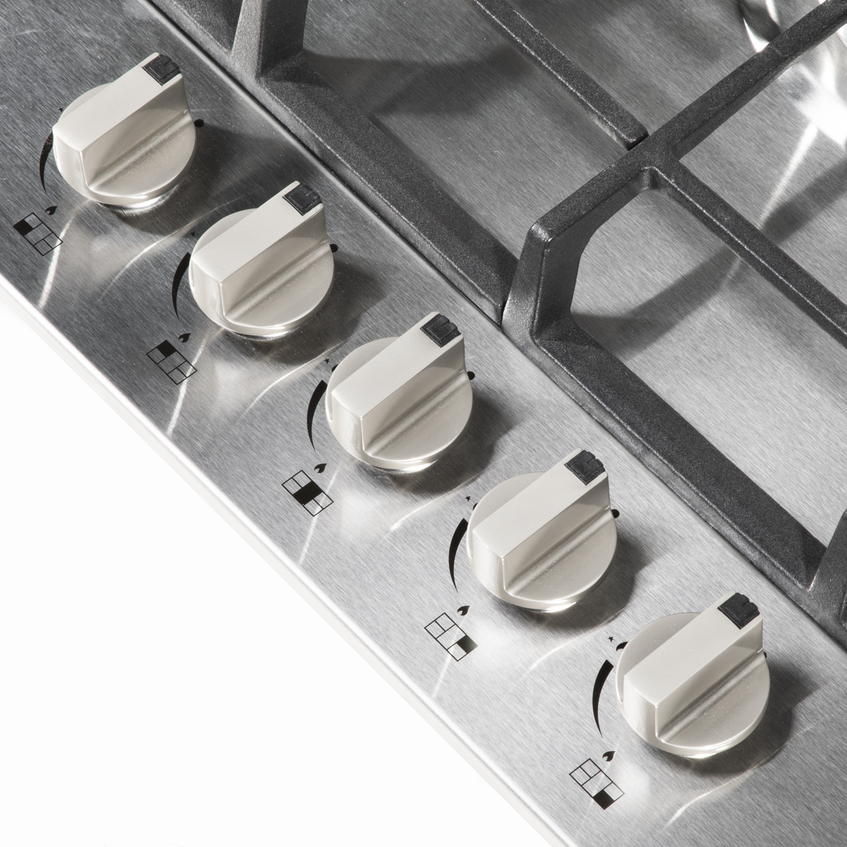 Baridi DH227 Gas Hob with 5 Cooking Zones 70cm - Stainless Steel - additional view 9