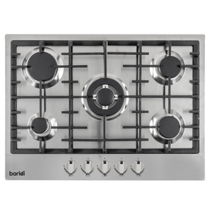 Baridi DH227 Gas Hob with 5 Cooking Zones 70cm - Stainless Steel - additional view 8