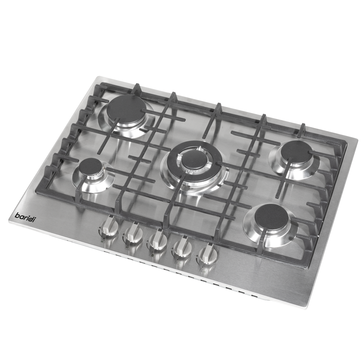 Baridi DH227 Gas Hob with 5 Cooking Zones 70cm - Stainless Steel - additional view 5
