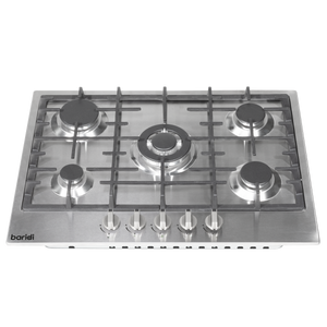 Baridi DH227 Gas Hob with 5 Cooking Zones 70cm - Stainless Steel - additional view 7