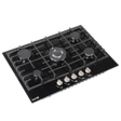 Baridi DH228 Gas Hob with 5 Cooking Zones 70cm - Black