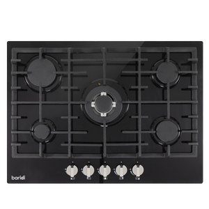 Baridi DH228 Gas Hob with 5 Cooking Zones 70cm - Black - additional view 5