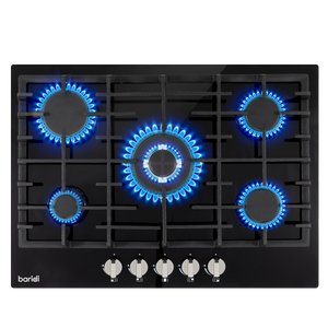 Baridi DH228 Gas Hob with 5 Cooking Zones 70cm - Black - additional view 3