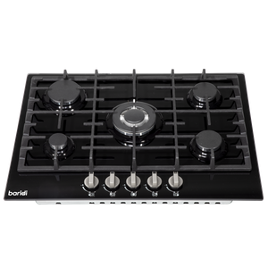 Baridi DH228 Gas Hob with 5 Cooking Zones 70cm - Black - additional view 4