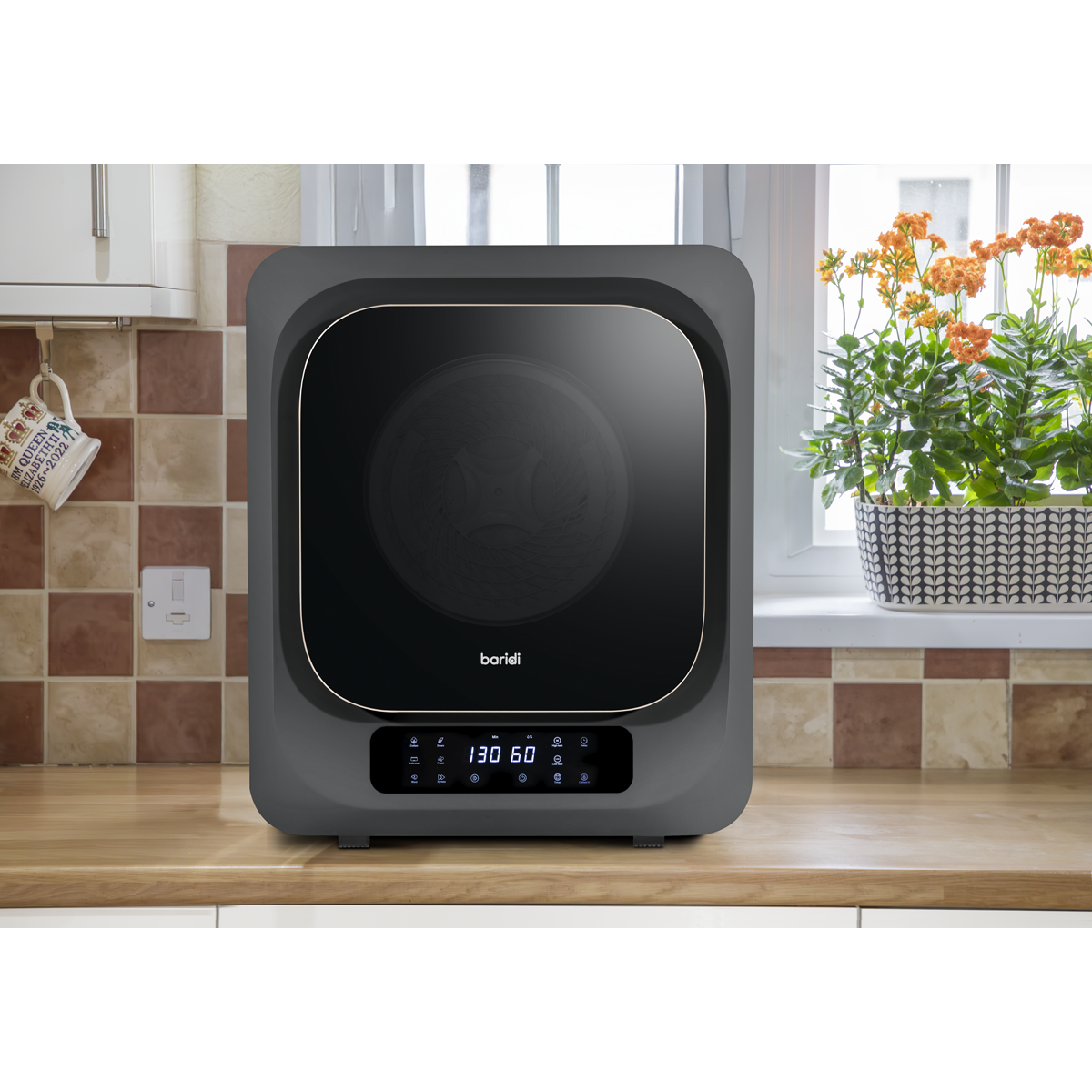 Baridi DH229 Tabletop Tumble Dryer with Digital Controls 2.5kg Capacity - Black - additional view 11