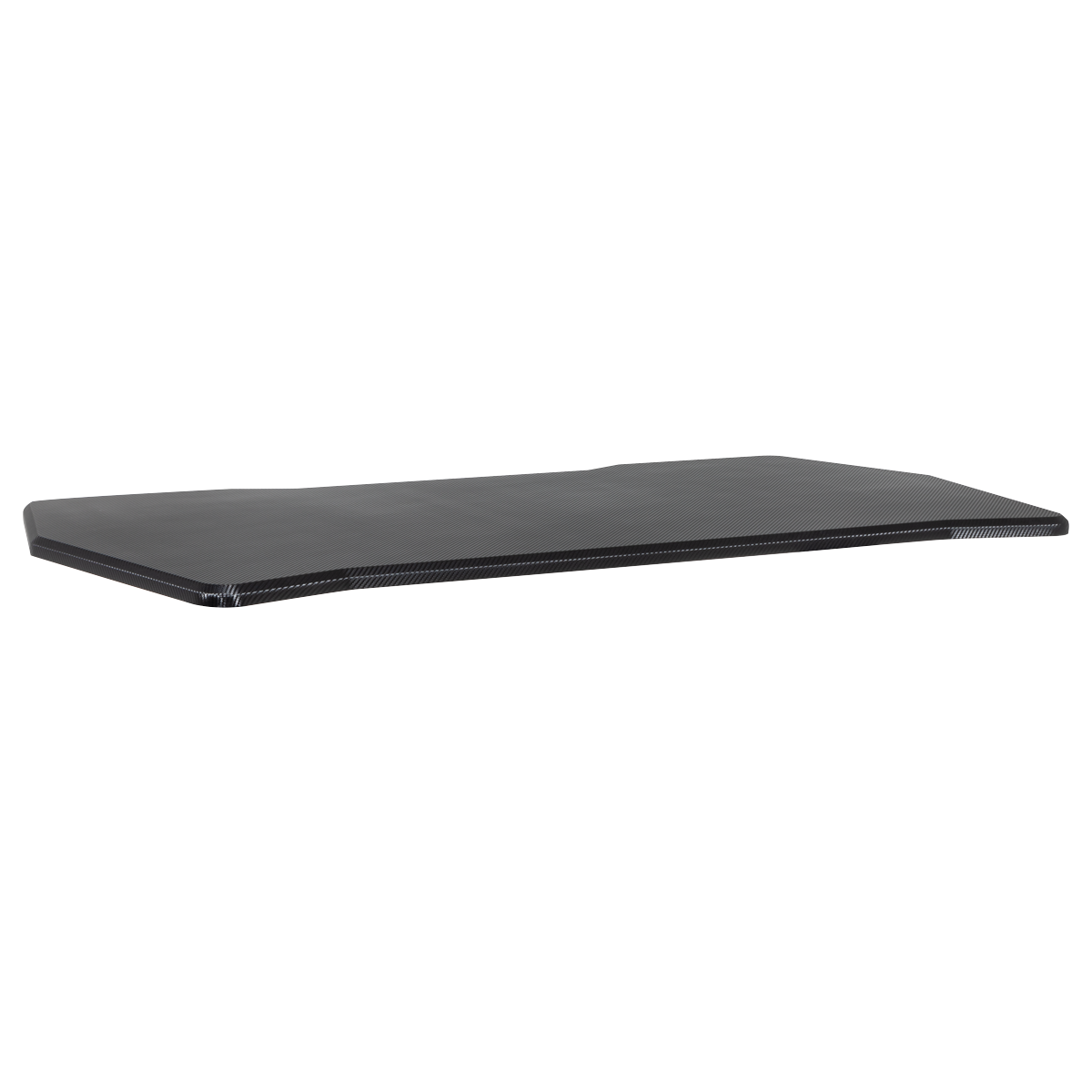 Dellonda DH22 Rectangular Desktop 1400 x 700mm - Carbon Fibre Effect
