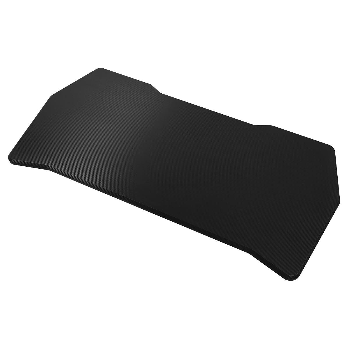 Dellonda DH22 Rectangular Desktop 1400 x 700mm - Carbon Fibre Effect - additional view 6