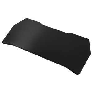 Dellonda DH22 Rectangular Desktop 1400 x 700mm - Carbon Fibre Effect - additional view 6