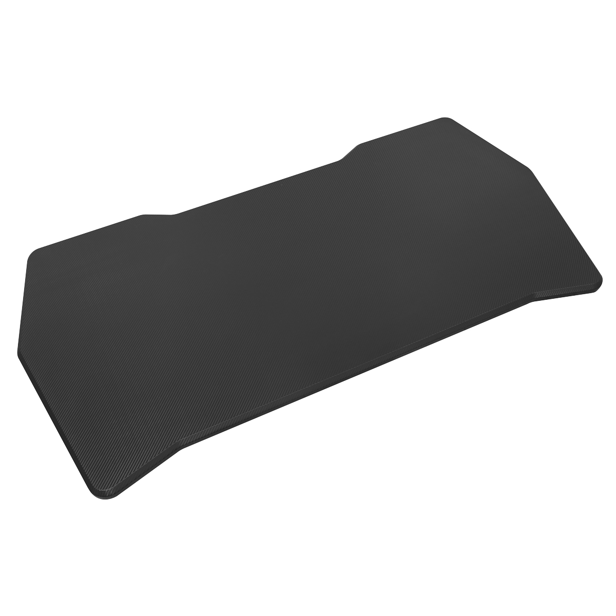 Dellonda DH22 Rectangular Desktop 1400 x 700mm - Carbon Fibre Effect - additional view 3