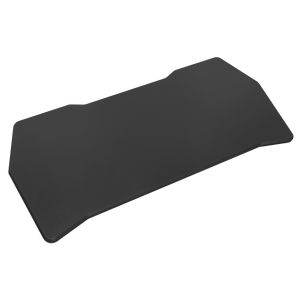 Dellonda DH22 Rectangular Desktop 1400 x 700mm - Carbon Fibre Effect - additional view 3