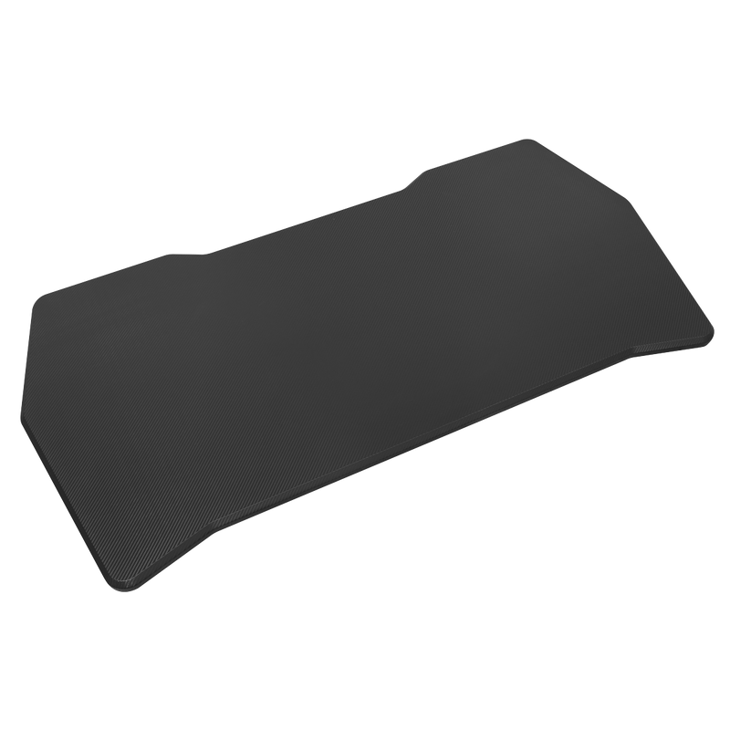 Dellonda DH22 Rectangular Desktop 1400 x 700mm - Carbon Fibre Effect - additional view 3