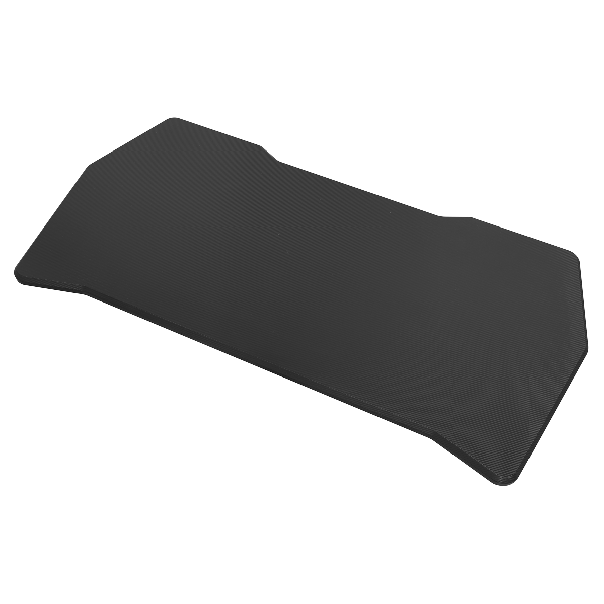 Dellonda DH22 Rectangular Desktop 1400 x 700mm - Carbon Fibre Effect - additional view 4