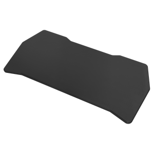 Dellonda DH22 Rectangular Desktop 1400 x 700mm - Carbon Fibre Effect - additional view 4