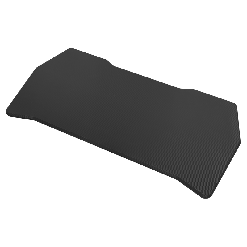 Dellonda DH22 Rectangular Desktop 1400 x 700mm - Carbon Fibre Effect - additional view 4