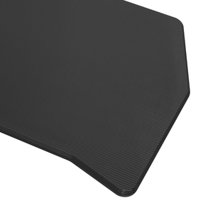 Dellonda DH22 Rectangular Desktop 1400 x 700mm - Carbon Fibre Effect - additional view 2