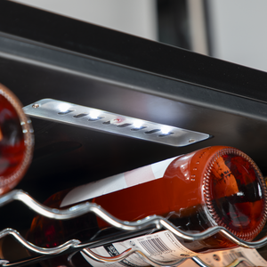 Baridi DH236 52 Bottle Dual Zone Wine Fridge with Digital Touch Screen Controls, Wire Shelves & LED - additional view 15