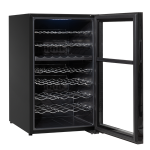 Baridi DH236 52 Bottle Dual Zone Wine Fridge with Digital Touch Screen Controls, Wire Shelves & LED Light - additional view 7